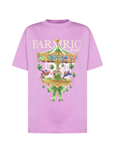  Farm Rio Paris Carousel T-shirt - Purple 
