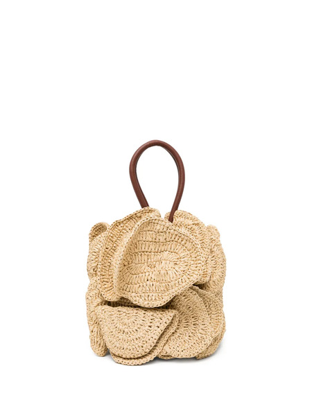  Farm Rio Raffia Tote Bag - Neutrals 