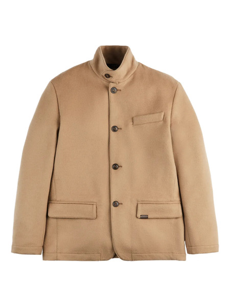  Fay Button Collar Jacket - Neutrals 