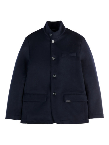  Fay Button-fastening Pocket Jacket - Blue 