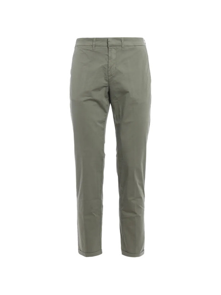  Fay Button Trousers - Green 