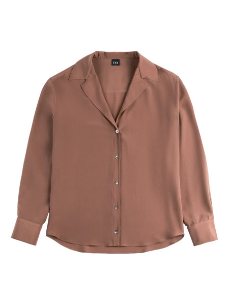  Fay Buttoned Shirt - Brown 
