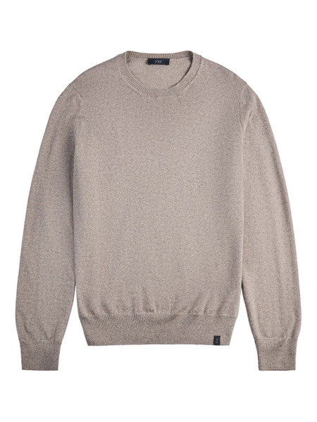  Fay Crew-neck Top - Neutrals 