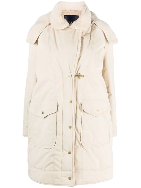  Fay Detachable-hood Parka Coat - Neutrals 