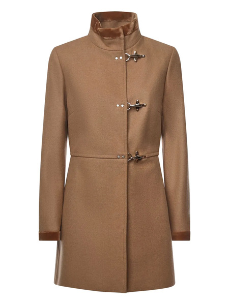  Fay Double-breasted Toggle Coat - Neutrals 