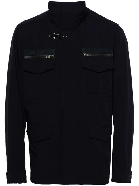  Fay Field Stretch Shirt Jacket - Blue 