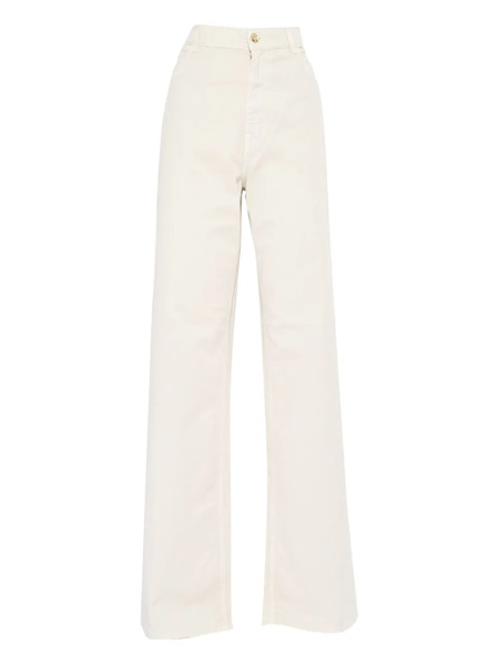  Fay Five-pocket Flared Jeans - Neutrals 