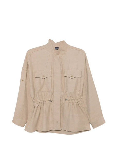  Fay Flap Pocket Jacket - Neutrals 