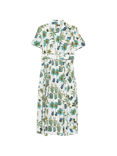  Fay Floral-pattern Dress - White 