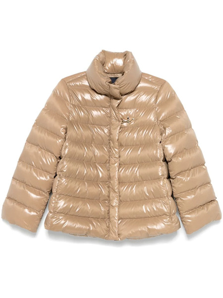  Fay Funnel-neck Puffer Jacket - Neutrals 