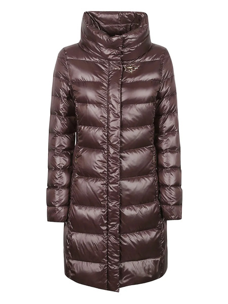  Fay High-neck Quilted Coat - Brown 