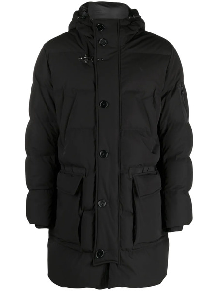  Fay Hooded Padded Coat - Black 
