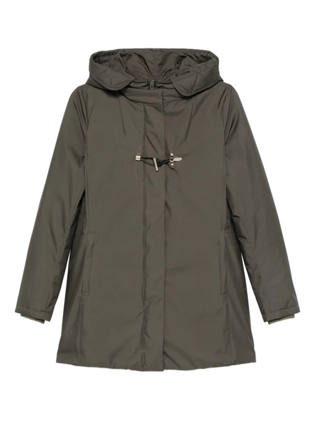  Fay Hooded Toggle-embellished Coat - Green 
