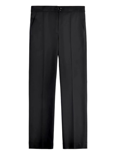  Fay Hook-fastening Trousers - Black 