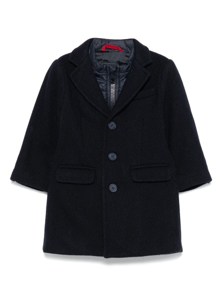  Fay Kids Corduroy Coat - Blue 