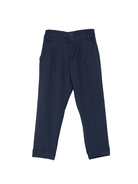  Fay Kids Cuffed Trousers - Blue 