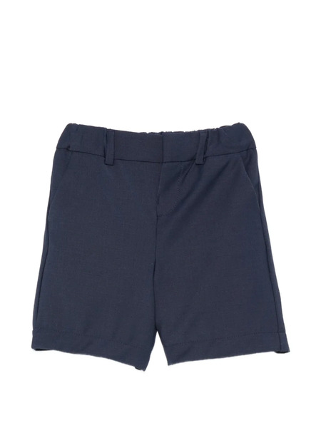  Fay Kids Elasticated Tailored Shorts - Blue 