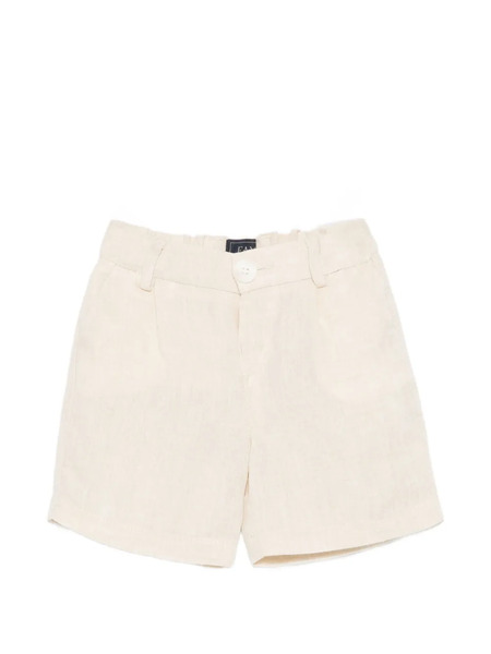  Fay Kids Elasticated-waistband Shorts - Neutrals 