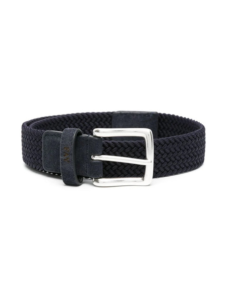  Fay Kids Interwoven Buckle-fastening Belt - Blue 
