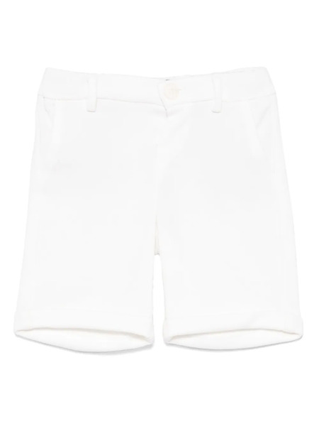  Fay Kids Logo-embroidered Shorts - White 