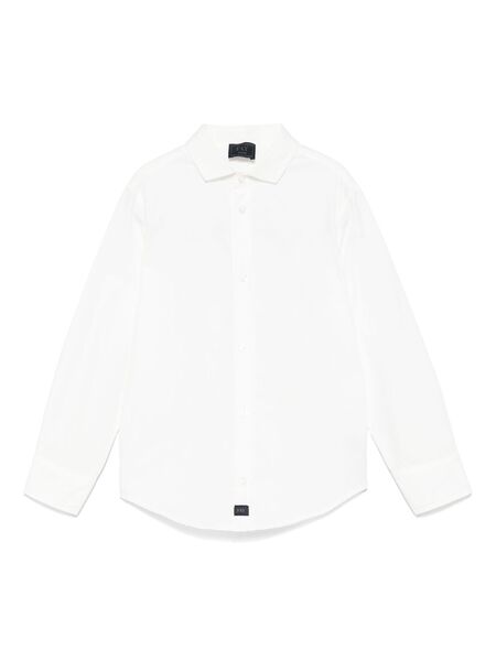  Fay Kids Poplin Shirt - White 