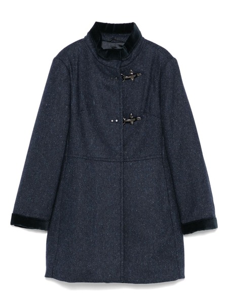 Fay Kids Speckled Coat - Blue 