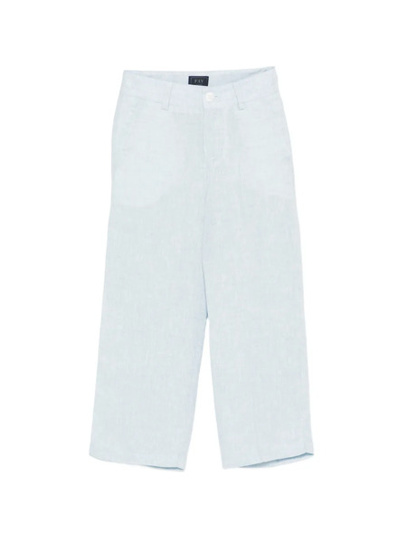  Fay Kids Straight-leg Trousers - Blue 