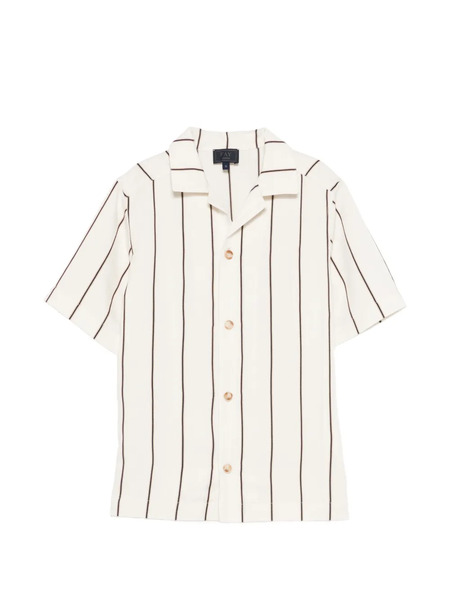  Fay Kids Striped Shirt - Neutrals 