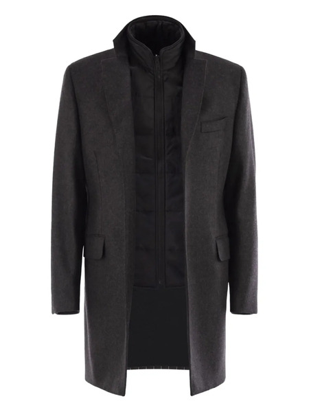  Fay Layered Coat - Grey 