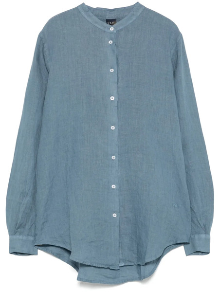  Fay Linen Shirt - Blue 