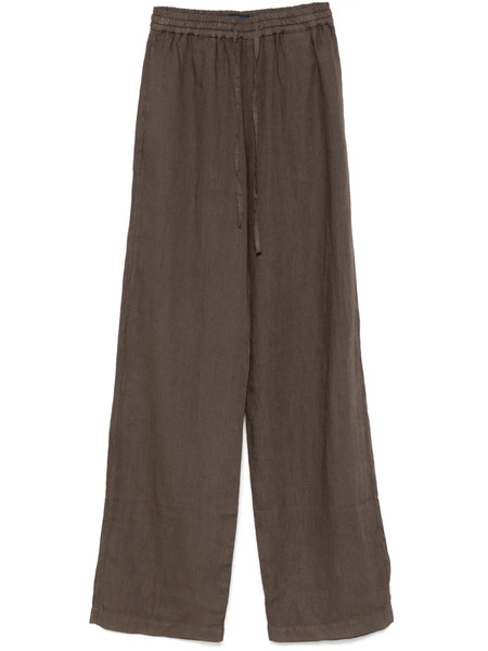  Fay Linen Trousers - Brown 