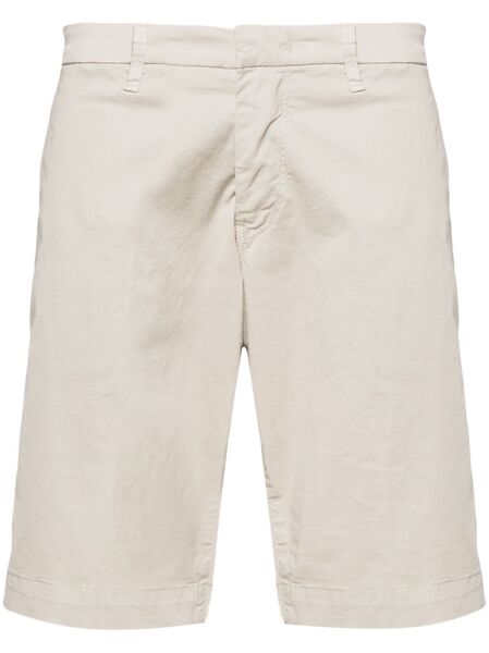  Fay Logo-patch Bermuda Shorts - Neutrals 