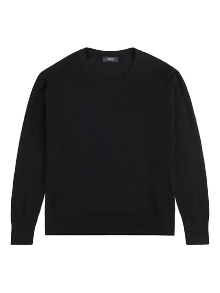  Fay Long-sleeve Sweater - Black 