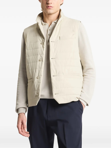  Fay Padded Gilet - Neutrals 