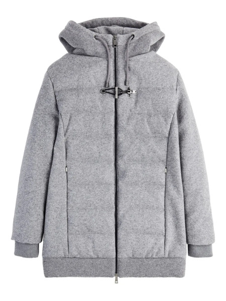  Fay Padded Hooded Coat - Grey 