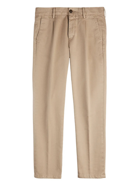  Fay Pleated Chino Trousers - Neutrals 