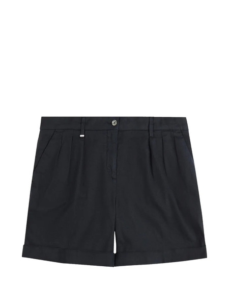  Fay Pleated Shorts - Blue 