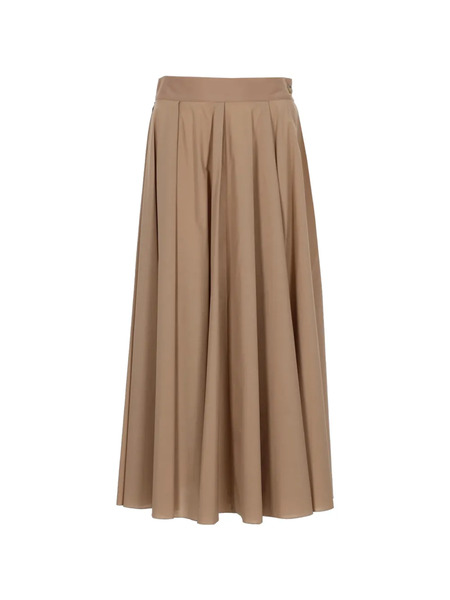  Fay Pleated Skirt - Brown 