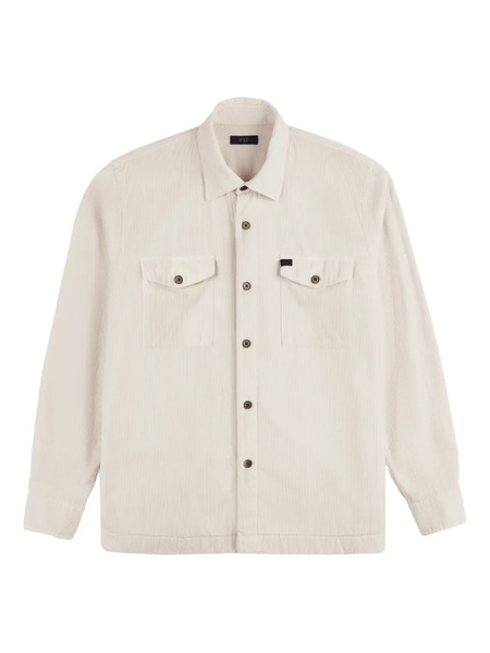  Fay Pocket Corduroy Shirt - Neutrals 