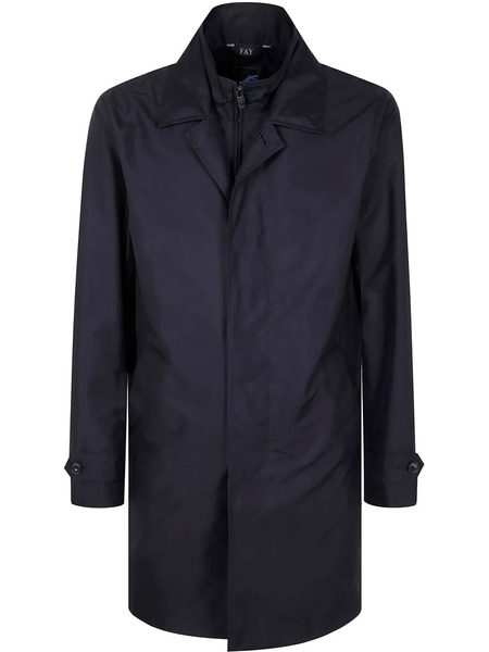  Fay Poplin Jacket - Blue 