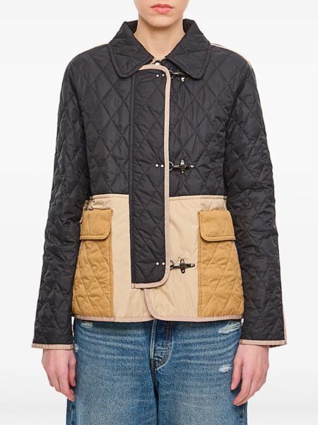  Fay Quilted Jacket - Black 