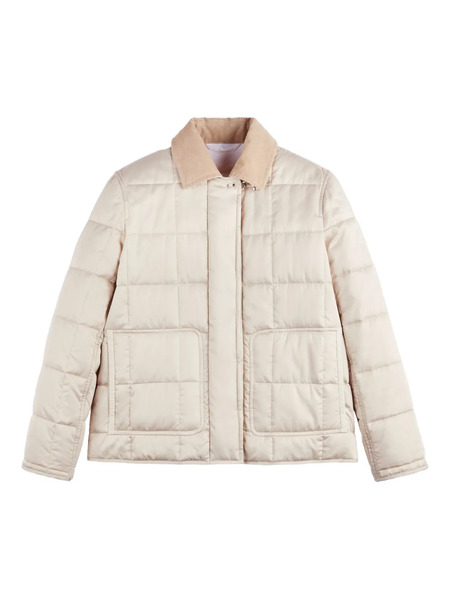  Fay Quilted Jacket - Neutrals 