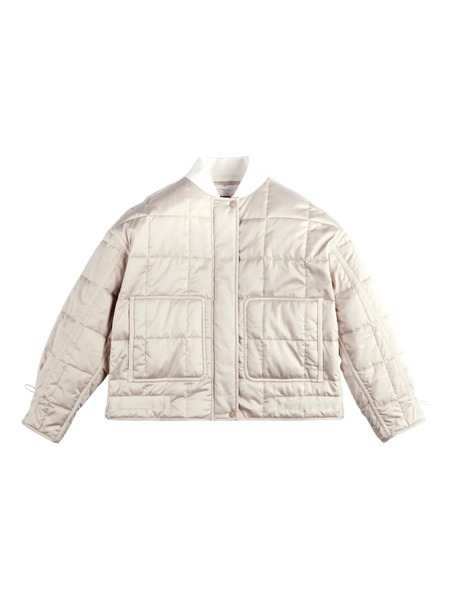  Fay Quilted Jacket - Neutrals 