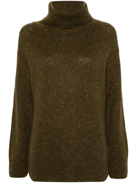 Fay Roll-neck Jumper - Green 