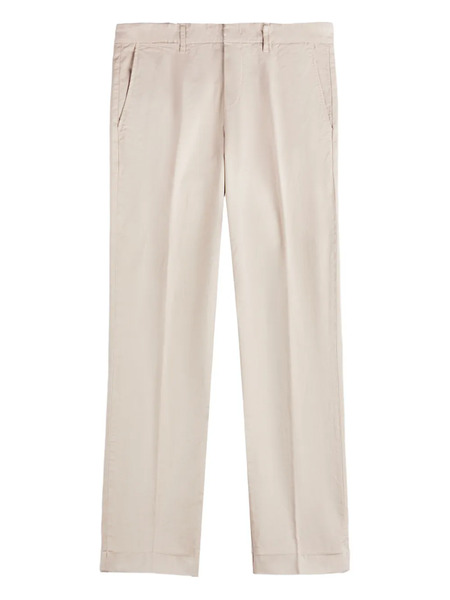  Fay Rolled-hems Capri Classic Trousers - Neutrals 