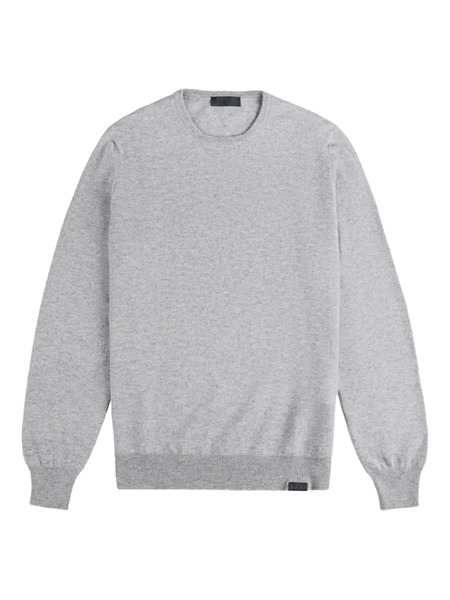  Fay Round-neck Long-sleeved Sweater - Grey 