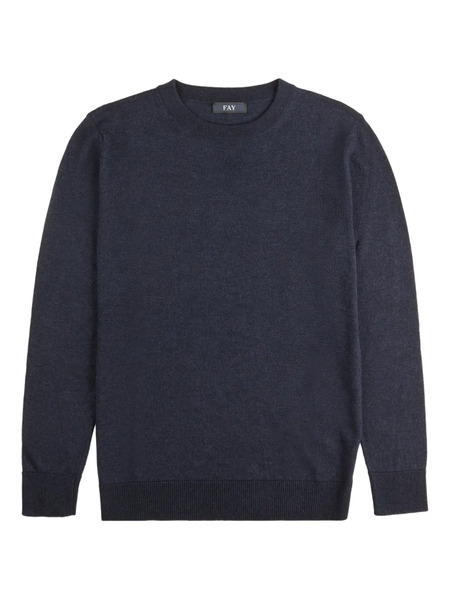  Fay Round-neck Sweater - Blue 