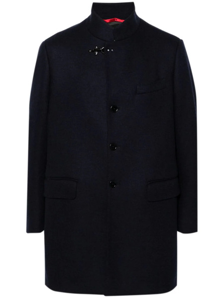  Fay Single-breasted Coat - Blue 