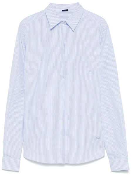  Fay Striped Shirt - Blue 