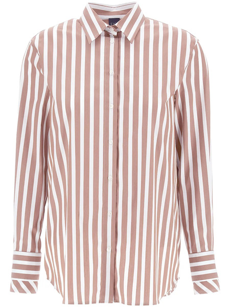  Fay Striped Shirt - Brown 